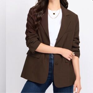 NWOT Darling Society Chocolate Brown Blazer | Women’s Size S